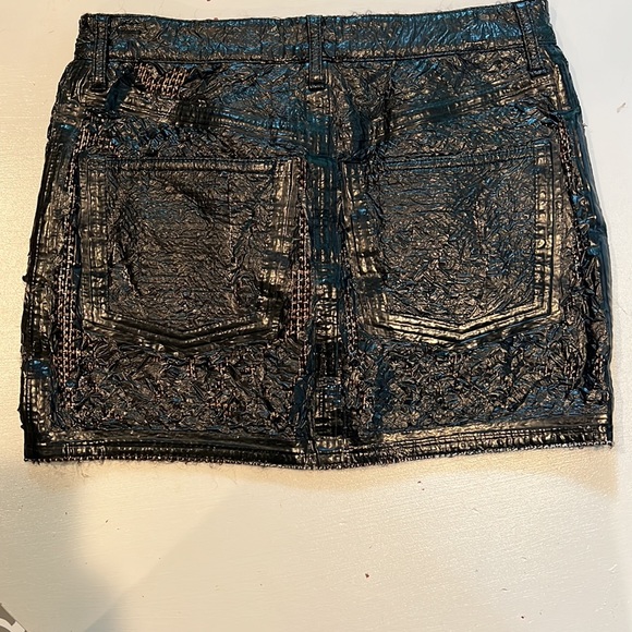 Junya Watanabe Comme des Garçons polyurethane/wool mini skirt - Picture 5 of 8